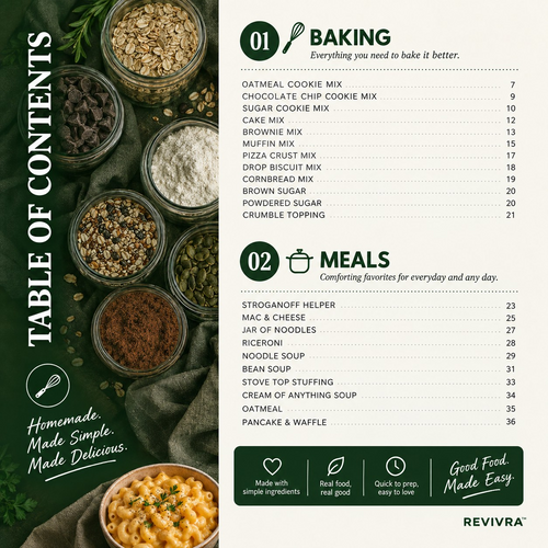 Revivra™ Homemade Mixes For Every Kitchen