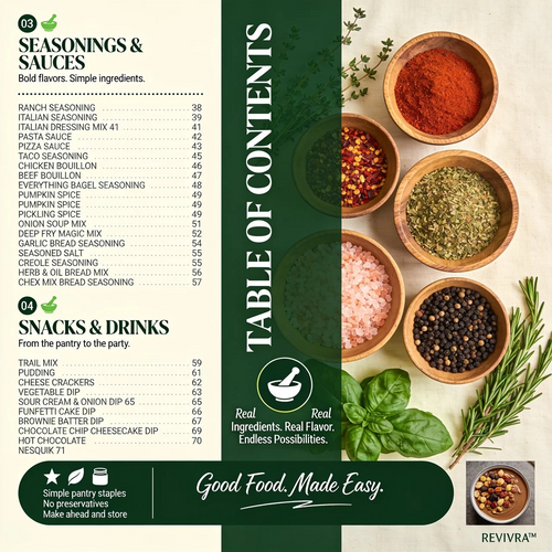 Revivra™ Homemade Mixes For Every Kitchen